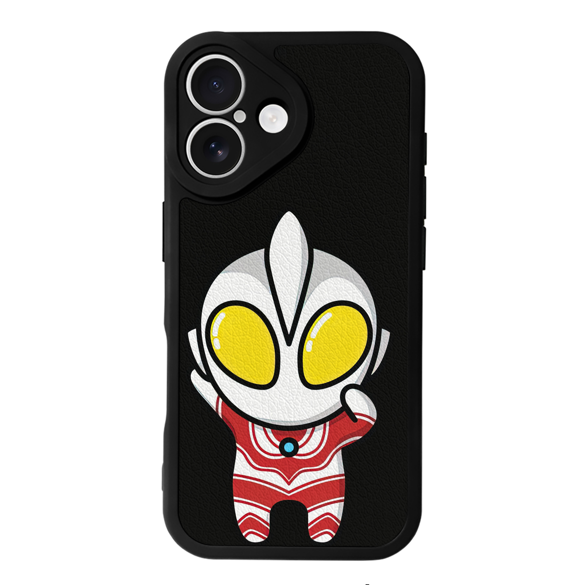 （画像用） ウルトラマン Ultraman 【iPhone 16シリーズ対応】シリコンスマホケース（レザー調） 材質：シリコン